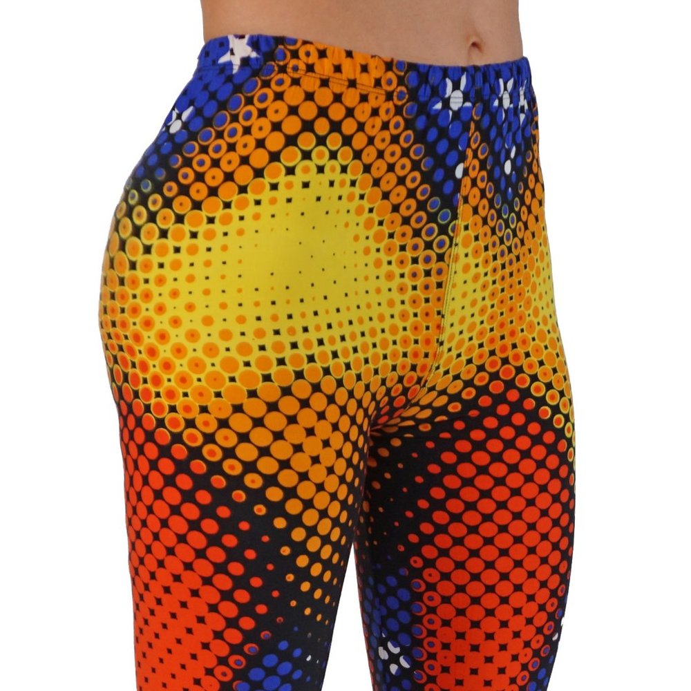 3pack High Rise Buttery Soft Basic Printed Leggings Work
